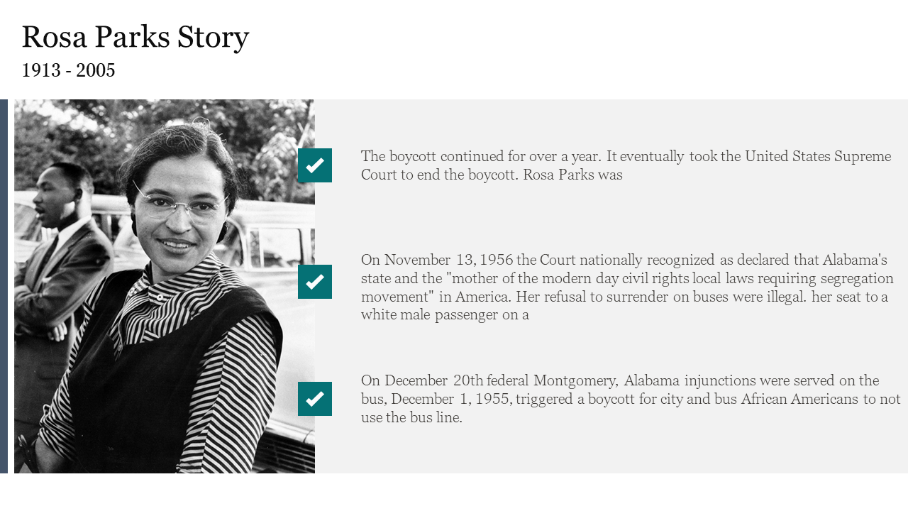 Rosa Parks Story PowerPoint